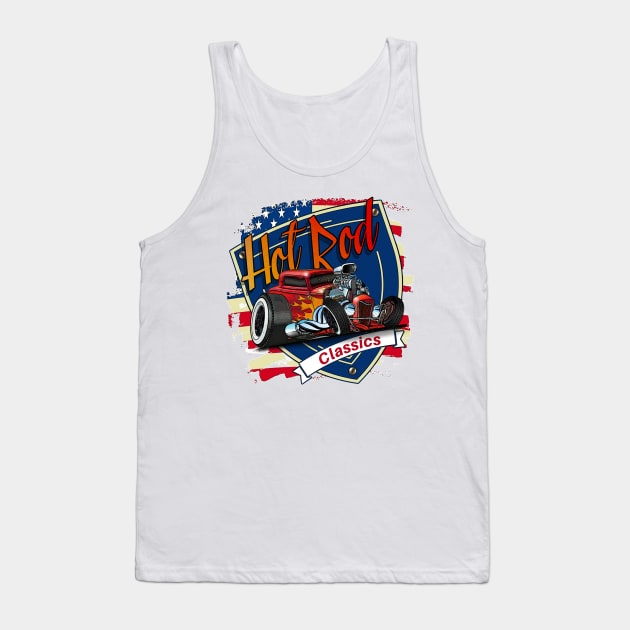 Hot Rod Classics Tank Top by Wilcox PhotoArt